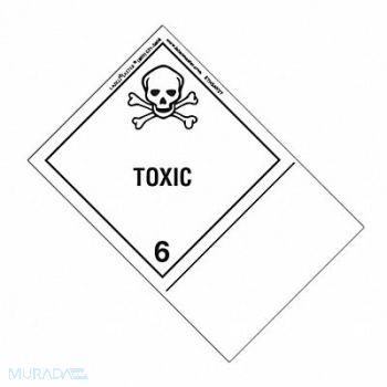 LABELMASTER DOT Container Label 6 Label W, 35ZJ93