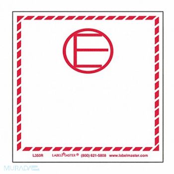 LABELMASTER Gds xcptd Qty Label 4.125 in sq PK500, 35ZL17