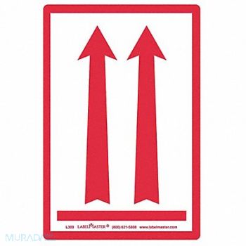 LABELMASTER Instructional Label Arrows PK500, 35ZL21