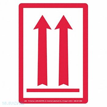 LABELMASTER Instructional Label Arrows PK500, 35ZL31