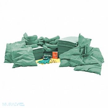 CONDOR Spill Kit Refill Chem/Hazmat, 35ZR89