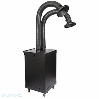 EXTRACT-ALL Fume Extractor 6 ft L Arm Dual Arm, 35ZW99