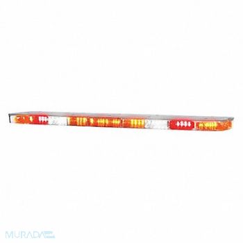 FEDERAL SIGNAL Light Bar 52-3/4 L Amber Red, 35ZX52