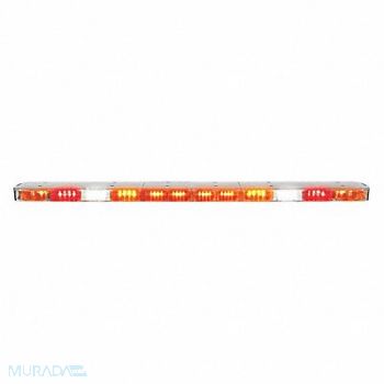 FEDERAL SIGNAL Light Bar 60-15/16 L Amber Red, 35ZX54