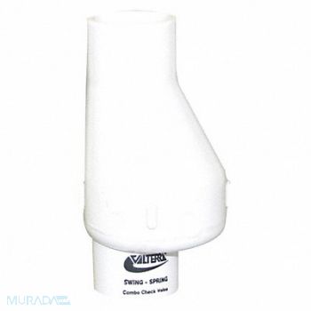 VALTERRA Spring Swing Check Valve PVC 1 Slip, 35ZY62