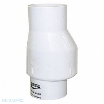 VALTERRA Spring Swing Check Valve PVC 3 Slip, 35ZY65