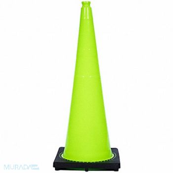 GRAINGER APPROVED Traffic Cone 10 lb Lime Cone Color, 53WN73