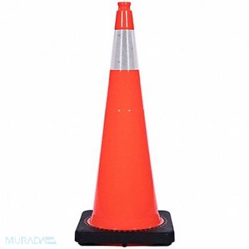 GRAINGER APPROVED Traffic Cone 12 lb Orange Cone Color, 53WN75