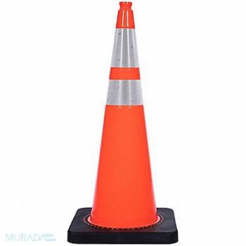 GRAINGER APPROVED Traffic Cone 15 lb Orange Cone Color, 53WN86