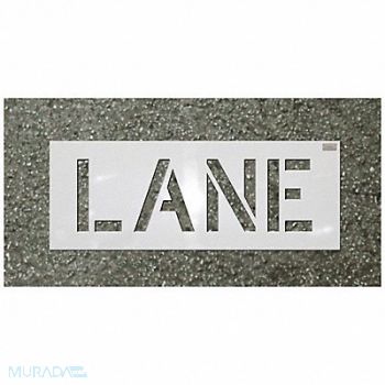 C.H. HANSON Stencil Fire Lane 12 x 9 In., 36A396