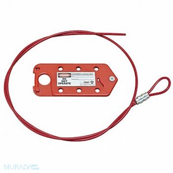 ZING Tab-Cinching Cable Lockout 10 ft L, 36D362