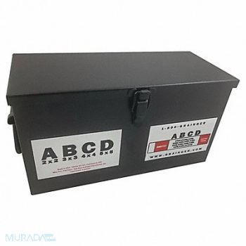 GRAINGER APPROVED Slotted Shim Asst SS 2x2-5x5In 260 PC, 36D717