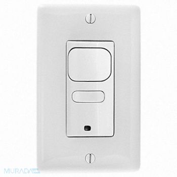 HUBBELL WIRING DEVICE-KELLEMS Occ/Vac Sensor PIR 1000sq.ft. White, 36DZ92