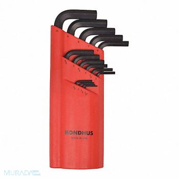 BONDHUS HexKeySt L 2 27/32 in to 6 23/32, 36F557