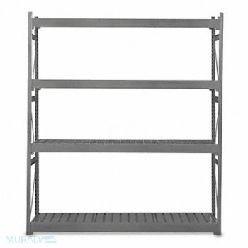 EQUIPTO Bulk Rack w/dckng StrUnt 24inx96inx72in, 36F935