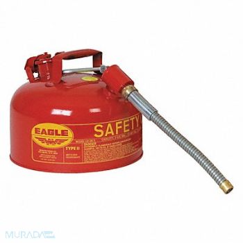 EAGLE Type II Safety Can 2-1/2 gal Red, 36FM26