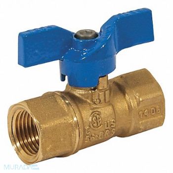 JOMAR VALVE Gas Ball Valve FNPT x FNPT 1/2in, 36FN19
