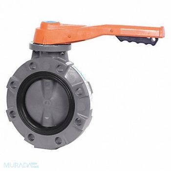 HAYWARD Butterfly Valve PVC Nitrile 8in Lever, 36FP42