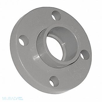 GEORG FISCHER Stone Flange PVC 8 In Schedule 80 Gray, 36G665