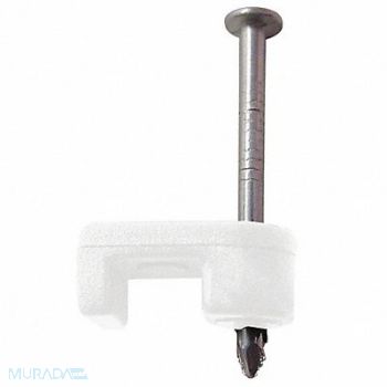 GARDNER BENDER Staples Light Duty White PK25, 36HV13