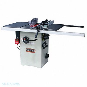 BAILEIGH INDUSTRIAL Table Saw Continuous Speed, 55KM92