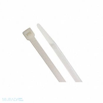 POWER FIRST Cable Tie 7.9 in Natural PK100, 36J161
