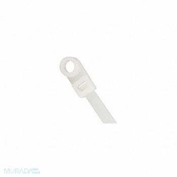 POWER FIRST Cable Tie Mountable 8 in Natural PK100, 36J190