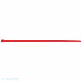 POWER FIRST Cable Tie 3.9 in Red PK100, 36J206