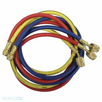 IMPERIAL Manifold Hose Set 60 In Red Yellow Blue, 36J599