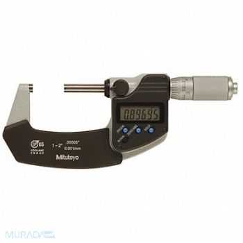 MITUTOYO Mic 1-2/25.4-50.8mm Ratchet NIST Case, 36J711