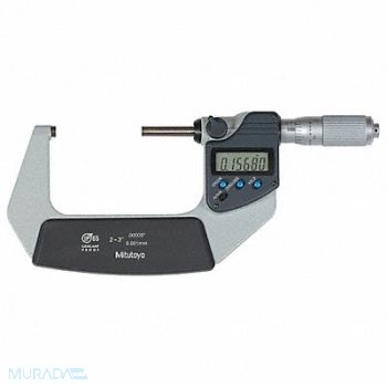 MITUTOYO Mic 2-3/50.876.2mm Ratchet NIST Case, 36J714