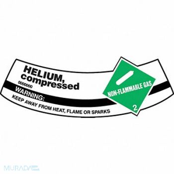 ACCUFORM Cylinder Label 2 inx5 1/4 in Vinyl, 36J771