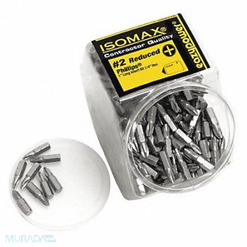 EAZYPOWER Insert Bit 1/4 Phillips #2 1 PK500, 36JF78