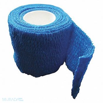 CONDOR Self-Adherent Bandage Blue 2in W x 5yd L, 36JG43