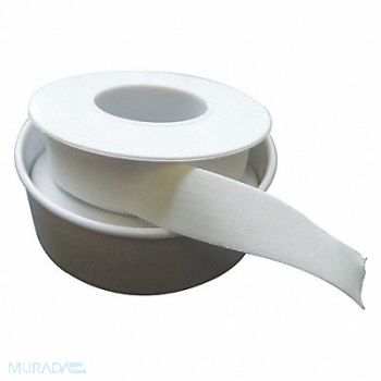 CONDOR Adhesive Tape White 1/2 in W x 5 yd. L, 36JG45