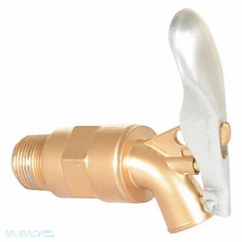 GRAINGER APPROVED Drum Faucet Aluminum Brass NPT, 36JP46