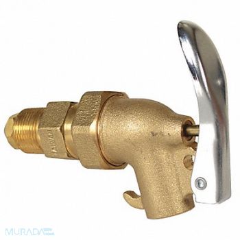 GRAINGER APPROVED Drum Faucet Brass Brass NPT, 36JP49