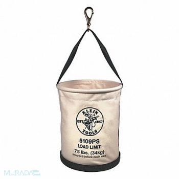 KLEIN TOOLS Bucket Bag Canvas Straight Wall OffWhite, 36K964