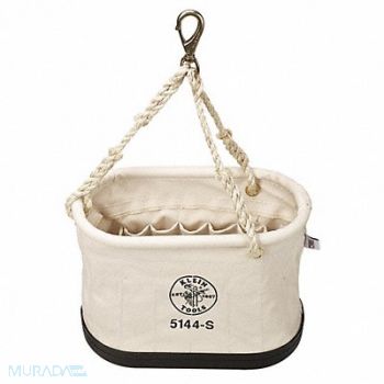 KLEIN TOOLS Bucket Bag Canvas Straight Wall OffWhite, 36K967