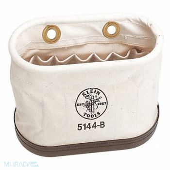KLEIN TOOLS Bucket Bag Canvas Straight Wall OffWhite, 36K968