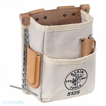 KLEIN TOOLS Tan Tool Pouch Canvas, 36L236