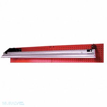 HALLOWELL Task Light 52 W x 7 D x 6 H Silver/Black, 36L590