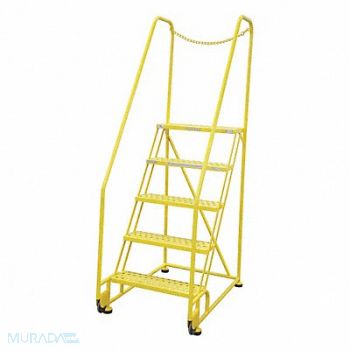 COTTERMAN Tilt and Roll Ladder 5 Steps 43in.D., 36LH58
