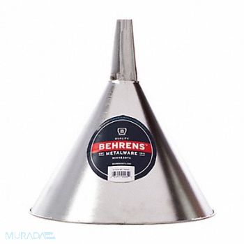 BEHRENS Funnel 3 qt. 9-1/4inH x x9-1/4inL, 36LJ04