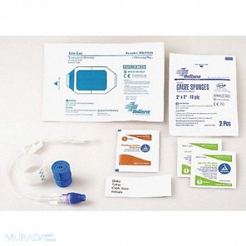 MEDSOURCE IV Start Kit Clear/White 7-1/2inL PK100, 36LN64