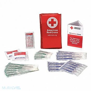 AMERICAN RED CROSS First Aid Kit Bulk Red 19 Pcs 1 People, 36M326