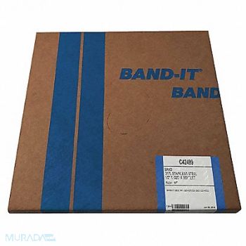 BAND-IT Band 317L 1/4H Ss 1/2 X 0.020 X 300ft, 36M546