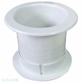 FAST CAP Dual Sided Grommet Wht 2.5In PK25, 36M950