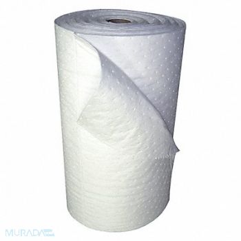 OIL-DRI Absorbent Roll Oil-Based Liquids White, 36MV37