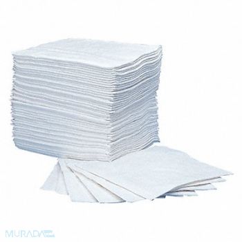 OIL-DRI Absorb Pad Oil-Based Liquids White PK50, 36MV40